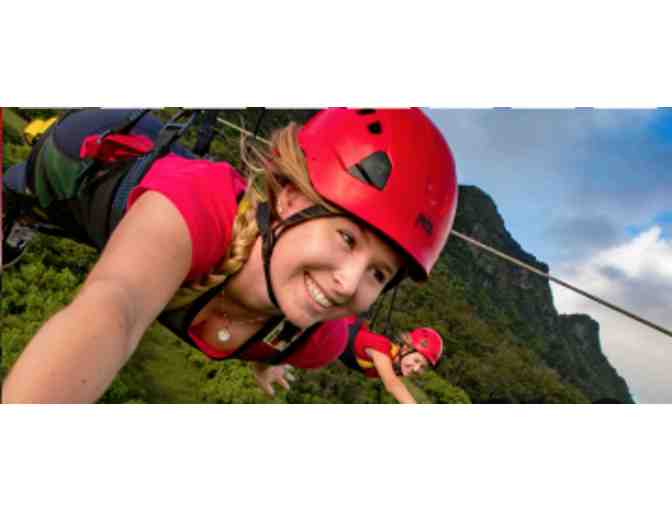 Zipline Tour at Kipu Ranch for 2, Longest Zipline in Hawaii, Outfitters Kauai