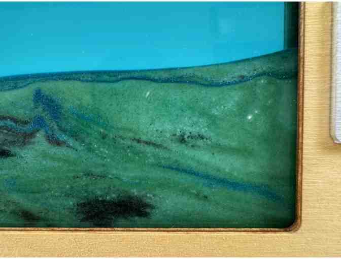 Exotic Moving Sand Sculpture by Kela’s Glass