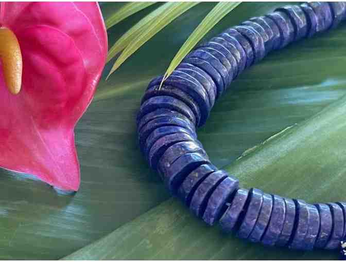 Classic Lapis Disk Necklace from Remember Kauai