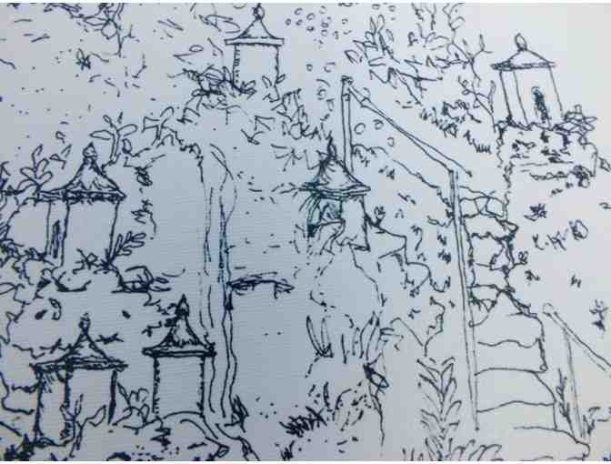 88 Shrines Pen & Ink Print By Victoria Seigel