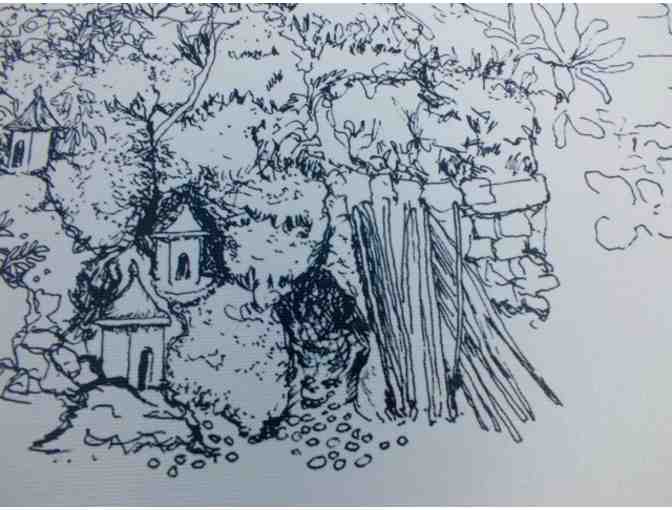 88 Shrines Pen & Ink Print By Victoria Seigel