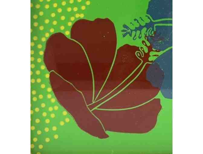 Lawai Hibiscus original Woodblock print by Shannon Hiramoto