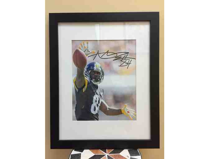 Signed Picture of Wide Receiver Seeks Die-hard Steelers Fan