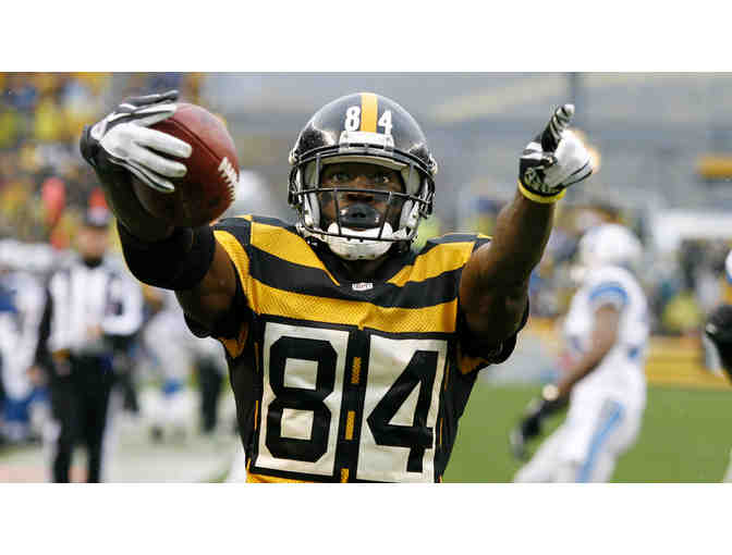 Signed Picture of Wide Receiver Seeks Die-hard Steelers Fan