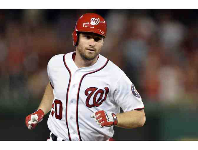 Baseball Signed by Nats Second Baseman Daniel Murphy