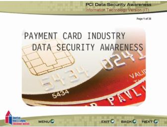 Payment Card Industry Data Security Standard (Online Course)