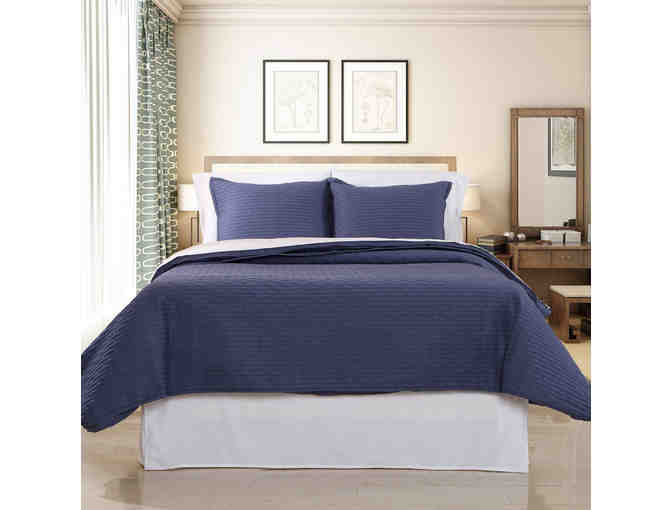 Luxury Quilted Coverlet & Separate Sham