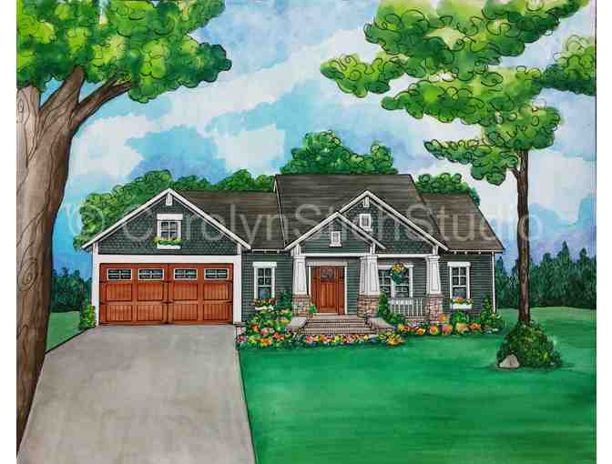 Custom Architectural Painting of Your Home