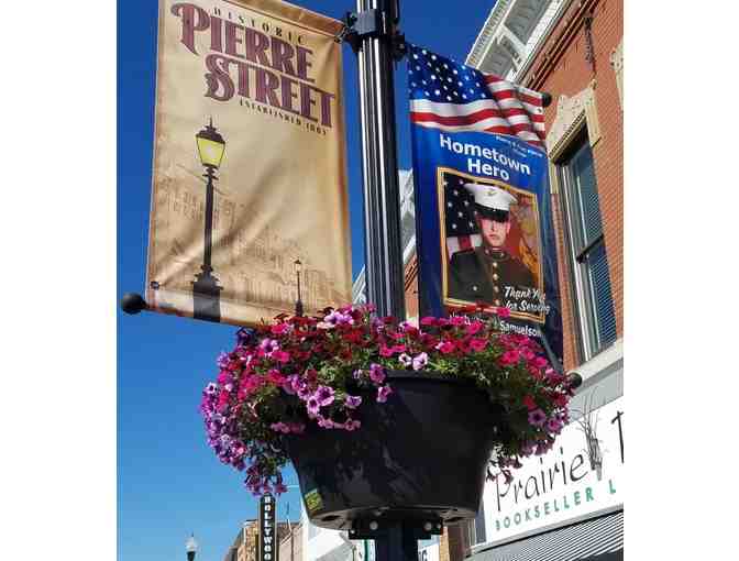 Two Wrap-Around Self Watering Municipal Hanging Baskets from Eckert's