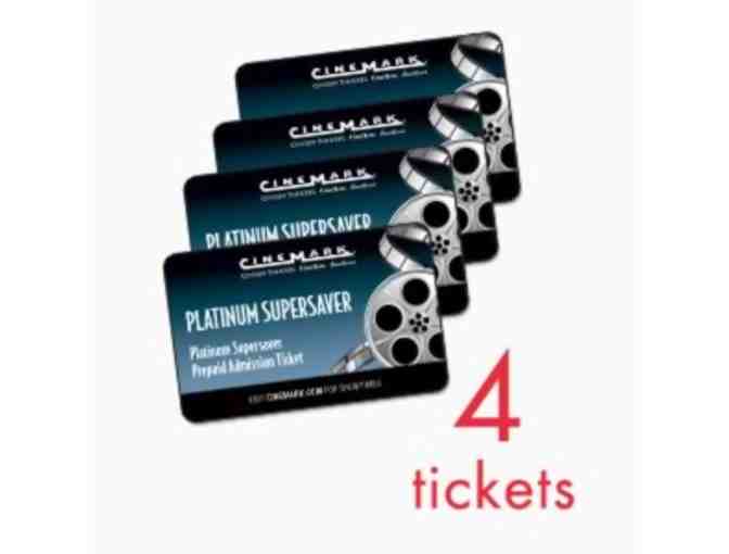 Cinemark - 4 Platinum Admission Tickets - Photo 1
