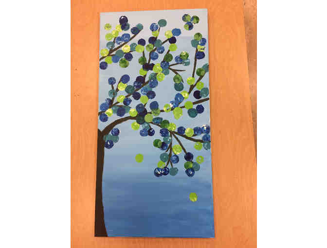 Kindergarten - The Friendship Tree, Panel 3 Cerulean Blue