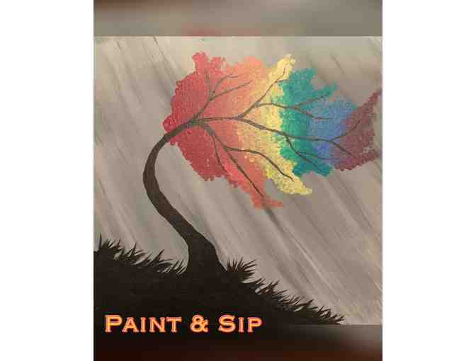 Paint & Sip for 8 with Ms. Wong, Ms. Won, Ms. Liu, and Ms. Lim