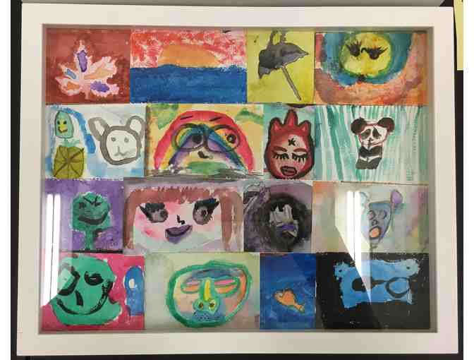 5th Grade Room 209 (Han) - Watercolor Collage 1