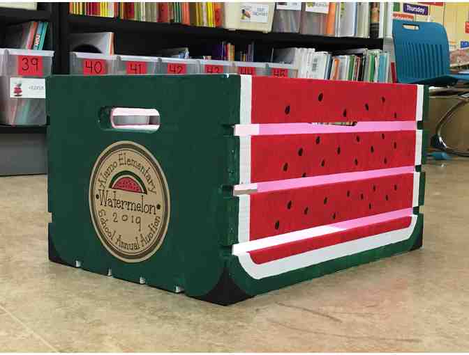 1st Grade - Watermelon Wooden Crate - Photo 1