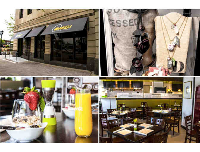Two $10 Gift Certificates for OMG! Brunch & Boutique