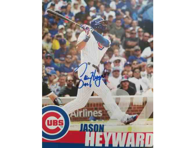 Autographed Photo of Chicago Cub Jason Heyward
