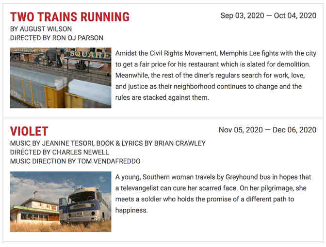 Two Tickets to a Performance at the Court Theatre