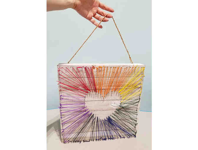 Classroom Project: Ms. Giannoni's Rainbow Heart String Art