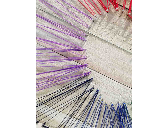 Classroom Project: Ms. Giannoni's Rainbow Heart String Art