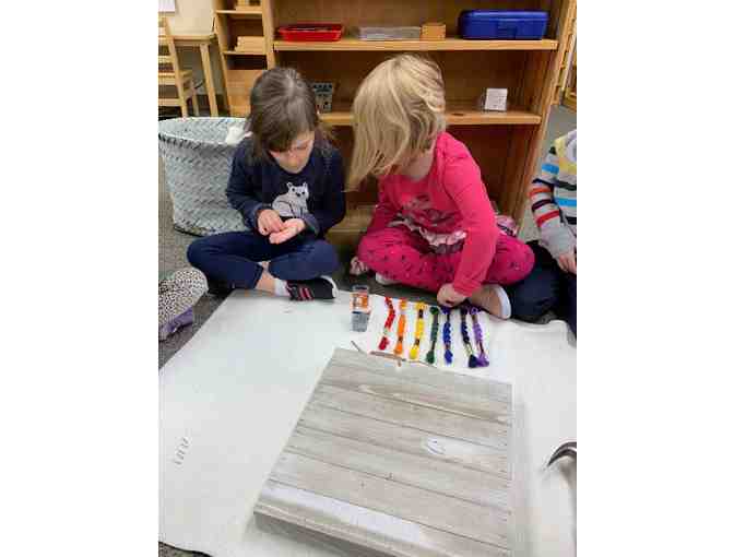 Classroom Project: Ms. Giannoni's Rainbow Heart String Art