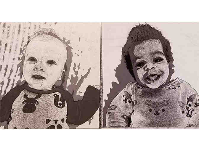 Classroom Project: Ms. Michelle's Infant Tiled Portraits
