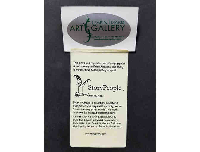 Print reproduction of Brian Andreas watercolor