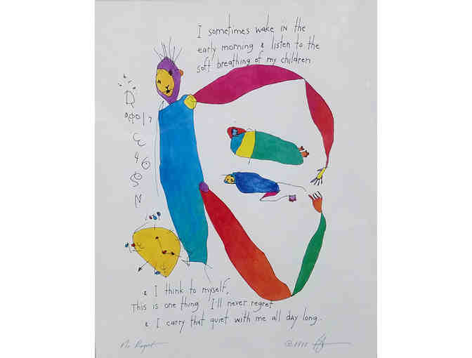 Print reproduction of Brian Andreas watercolor