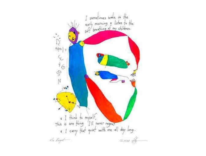 Print reproduction of Brian Andreas watercolor