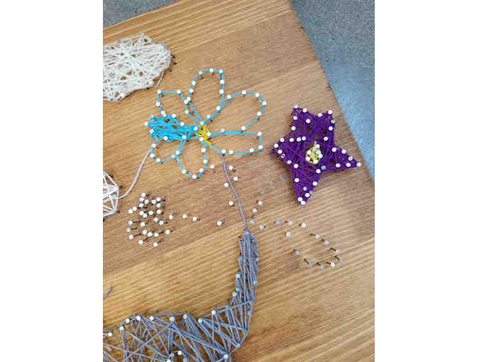 Classroom Project: Senior El's String Art Elephants