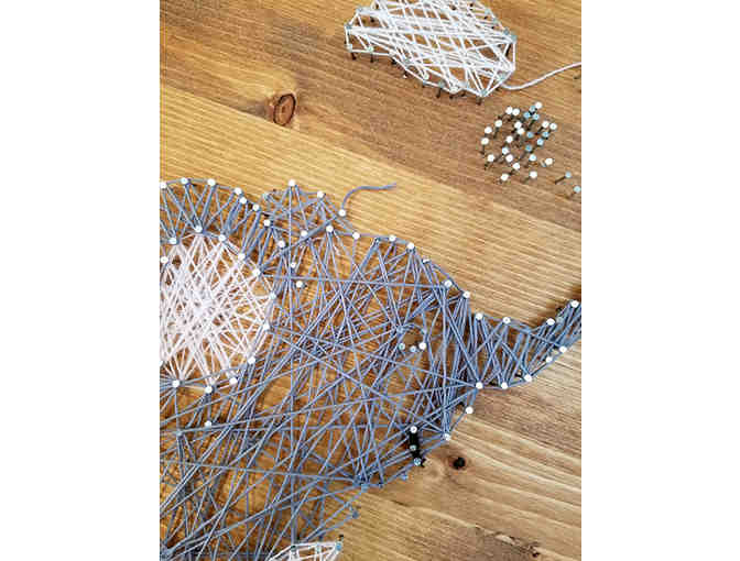 Classroom Project: Senior El's String Art Elephants