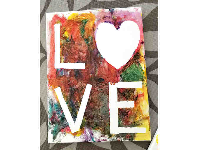 Classroom Project: Ms. Jessica's Love Canvases