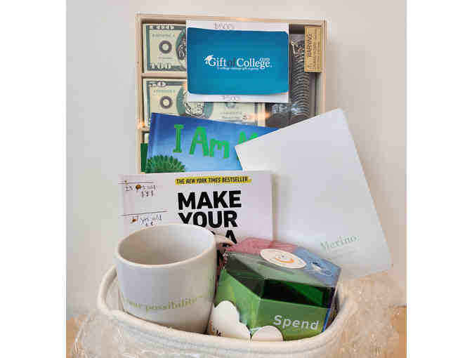 Financially Savvy Child Gift Basket with $500 Gift Certificate