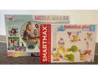 SmartMax RoboFlex Toy and a Media Maker Creator from Geppetto's Toy Box