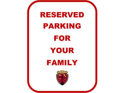 Reserved Graduation Parking