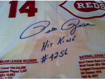 Pete Rose Limited Edition Autographed Home Run Jersey