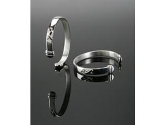 Two (2) Silver Plated Cuff Bracelets