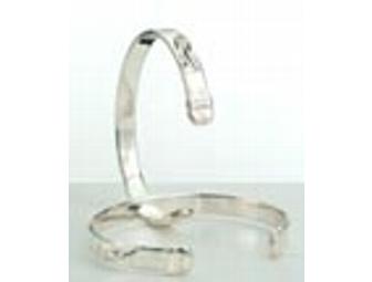 Two (2) Silver Plated Cuff Bracelets