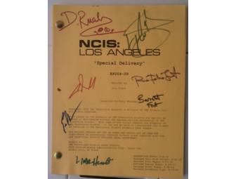 'NCIS: Los Angeles' Photo, Cap + Signed Script