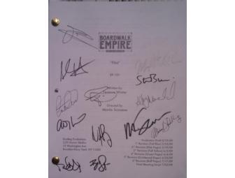 Pilot Script for 'Boardwalk Empire' Signed by Entire Cast