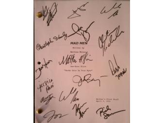 MAD MEN Pilot Script-Signed by the Cast