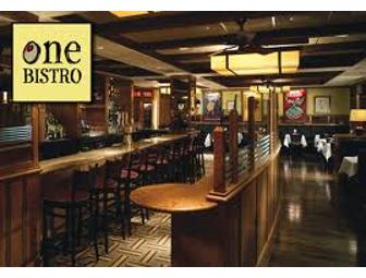 ONE Bistro Certificate