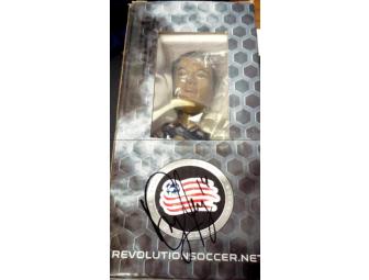 Signed MLS New England Revolution long sleeve jersey, signed  Diego Fagundez Bobble  Head