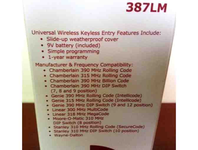 LiftMaster 387LM Universal Wireless Keyless Entry