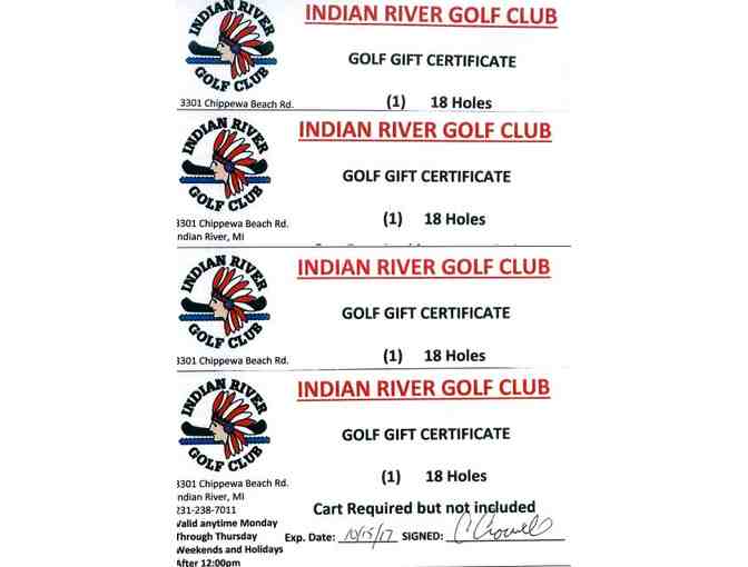 Four (4) Rounds of Golf at Indian River Golf Club