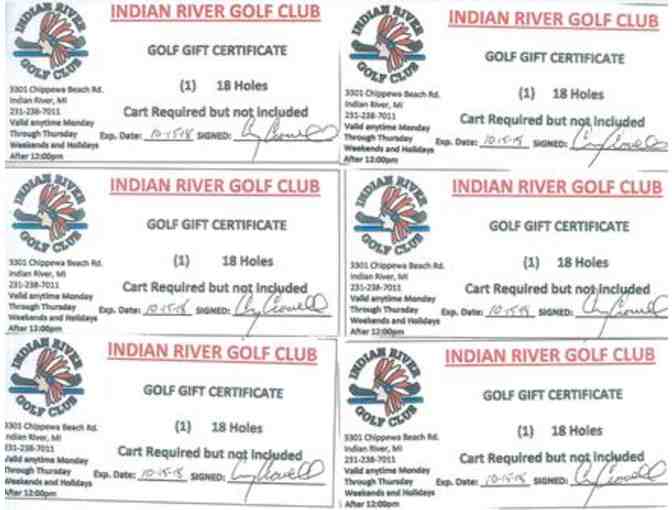Six (6) Rounds of Golf at Indian River Golf Club