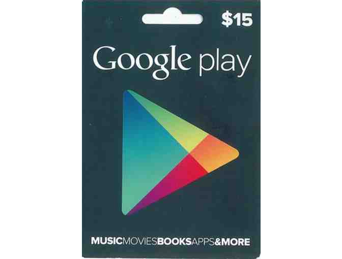 $15 Google Play Gift Card