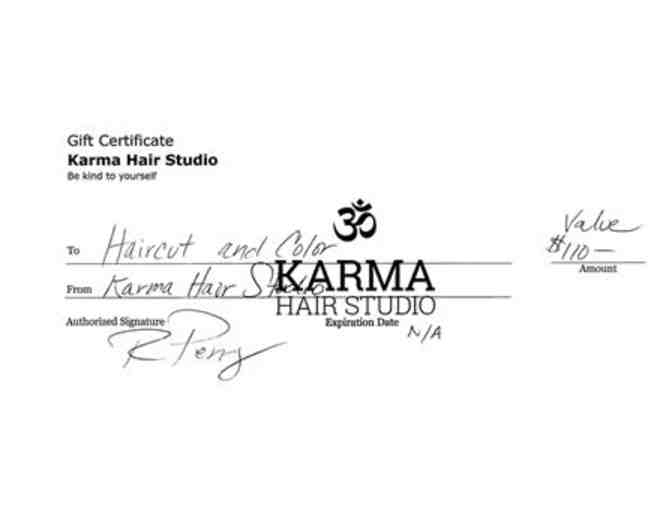 $110 Karma Hair Studio Gift Certificate