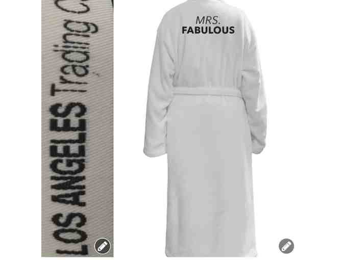 Mrs.  Fabulous Plush Robe