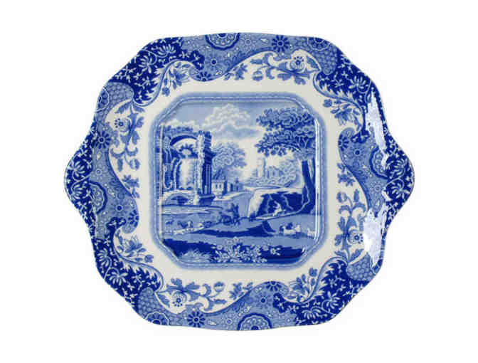 Spode Blue Italian Camilla Cake Plate