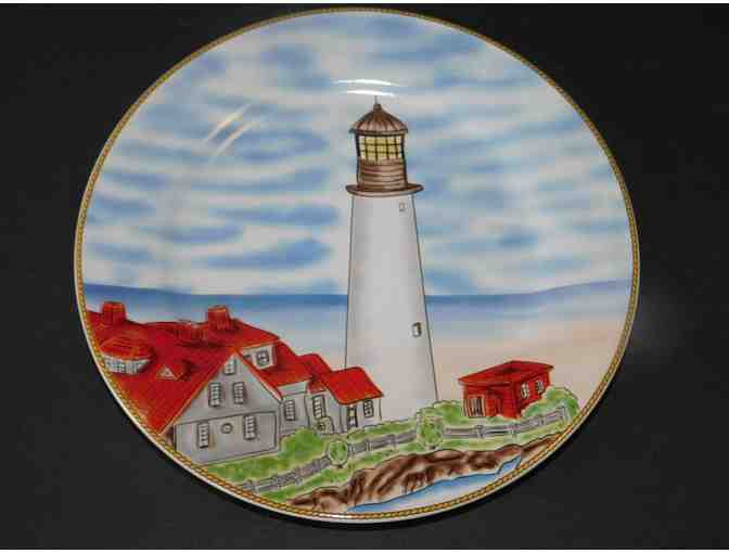 Royal Norfolk Decorative Lighthouse Plate Set